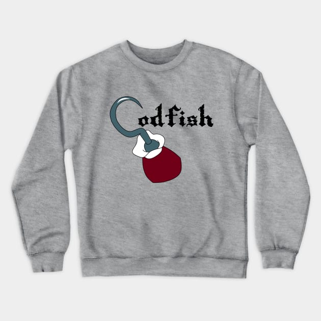 Captain Codfish Crewneck Sweatshirt by DaughertyDesigns